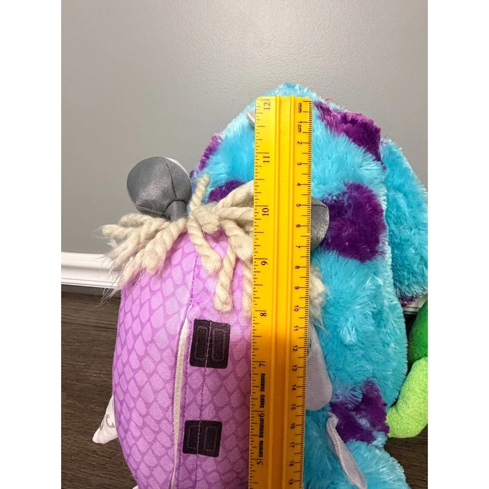 Disney Monsters Inc. Sulley, Mike Wazowsk,i &‎ Boo Plush Set